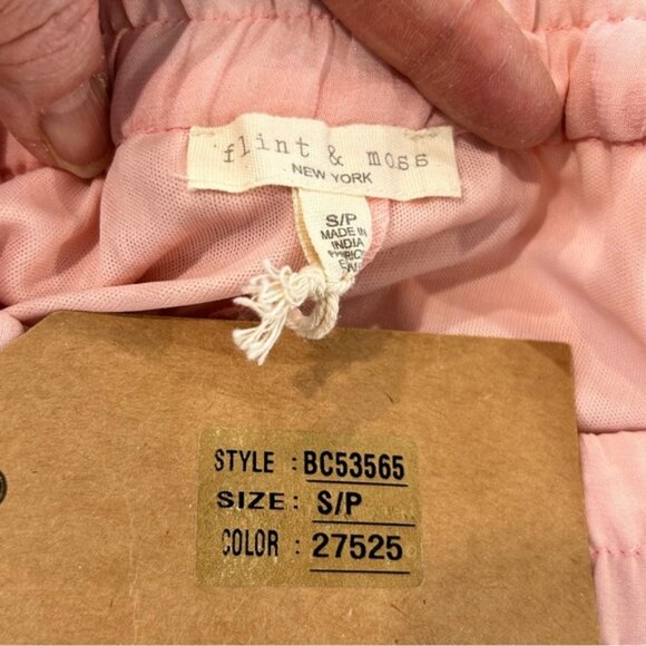 NWT Flint  Moss  Pink Chiffon Flowy Full Skirt - Picture 9 of 10